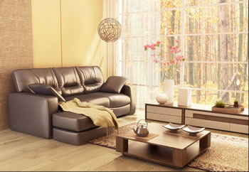 Living Room Furniture With Large Window