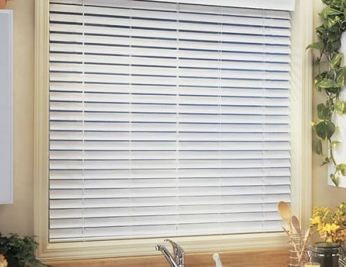 Cordless 2" Faux Wood Blinds