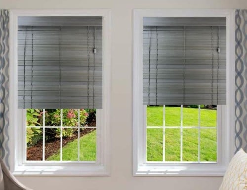Contemporary 2" Faux Wood Blinds